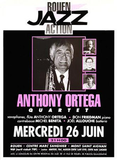 Anthony Ortega quartet