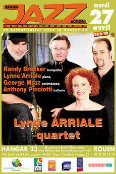 Lynne Arriale quartet avec Randy Brecker & George Mraz