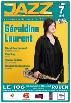 Géraldine Laurent [Concert reporté au 2 décembre 2020 puis au 12 mai 2021]